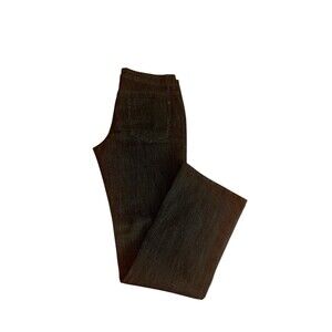 DKNY Flared Jeans Womens Size 10 Black 5 Pocket Mid Rise